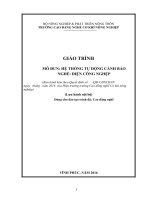 GIÁO TRÌNH MÔ ĐUN: HỆ THỐNG TỰ ĐỘNG CẢNH BÁO NGHỀ: ĐIỆN CÔNG NGHỆP