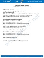 Chuyên đề Phương pháp đồ thị ôn thi THPT QG môn Hóa học có lời giải chi tiết