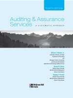 Auditing and assurance services a systematic approach 8e glover prawitt