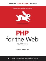 PHP for the web visual quickstart guide (4th Edition)(2011)BBS