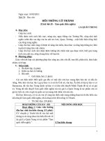 Giáo án Hồi trống cổ Thành