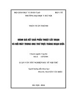 Đánh giá kết quả phẫu thuật cắt đoạn và nối máy trong ung thư trực tràng đoạn giữa1 