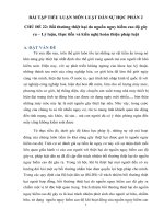 Bồi thường thiệt hại do nguồn nguy hiểm cao độ gây ra theo quy định của BLDS 2015 – Lý luận, thực tiễn và kiến nghị hoàn thiện pháp luật