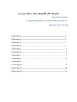 CA lâm SÀNG về VI KHUẨN có TRẢ lời 