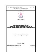 Đặc điểm lâm sàng và kết quả điều trị vết thương xuyên nhãn cầu ở trẻ em tại bệnh viện mắt trung ương trong 5 năm (2009 2013) 