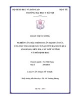 NGHIÊN cứu đặc điểm DI căn HẠCH cổ của UNG THƯ THANH QUẢN có nạo vét HẠCH cổ QUA lâm SÀNG, SIÊU âm, cắt lớp VI TÍNH và mô BỆNH học 