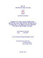Nghiên cứu thực trạng nhiễm giun truyền qua đất, một số yếu tố liên quan và hiệu quả can thiệp tại công trường xây dựng thủy điện lai châu
