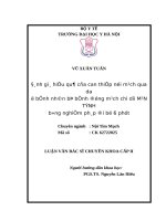 Đánh giá hiệu quả của can thiệp nội mạch qua da ở bệnh nhân bị bệnh động mạch chi dưới mạn tính bằng nghiệm pháp đi bộ 6 phút 