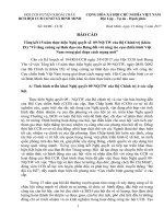 Báo cáo thực hiện Nghị quyết 09