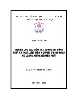 Nghiên cứu đặc điểm gãy xương đốt sống ngực và thắt lưng trên x quang ở bệnh nhân nữ loãng xương nguyên phát