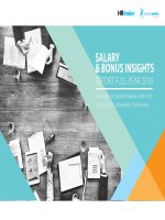 Báo cáo lương thưởng và hành vi người tìm việc toàn năm 2016