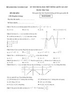 ĐỀ THI mẫu bộ GIÁO dục và đào tạo đề CUỐI