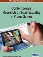 Contemporary research on intertextuality in video games 