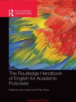  the routledge handbook of english for academic purposes 