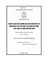Đánh giá hiệu quả chườm ngải cứu trong điều trị bệnh nhân cao tuổi thoát vị đĩa đệm cột sống thắt lưng tại bệnh viện hữu nghị 