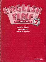 English time 2 teachers book