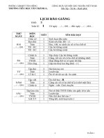 Trọn bộ Giáo án Lớp 3 năm 2017Tuần 1