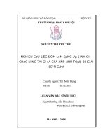 Nghiên cứu đặc điểm lâm sàng và đánh giá chức năng tai giữa của xẹp nhỉ toàn bộ giai đoạn cuối