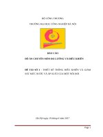 Thiết kế hệ thống điều khiển và giám sát mức nước và áp suất của một nồi hơi