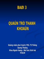 Bài giảng quản trị thanh khoản