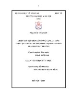 Nghiên cứu đặc điểm lâm sàng, cận lâm sàng và kết quả chụp, can thiệp động mạch vành phải xuất phát bất thường 