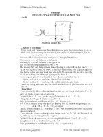 Đồ án mạch chỉnh lưu cầu một pha