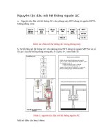 Nguyên tắc đấu nối hệ thống nguồn AC cho trạm BTS