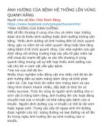 Ảnh hưởng của bệnh hệ thống lên vùng quanh răng