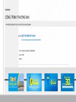 KIẾN TRÚC CÔNG TRÌNH THƯƠNG MẠISIÊU THỊ ĐIỆN MÁY XANH