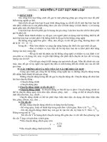 GIÁO TRÌNH kỹ thuật cắt gọt kim loại (trần văn khánh)