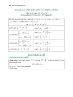 Giải nhanh GTLN   GTNN mô đun số phức với elip và không elip   lục trí tuyên 