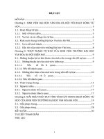 PHÁT HUY TÍNH TÍCH cực TRONG HOẠT ĐỘNG tự học của SINH VIÊN TRƯỜNG đại học văn hóa TRONG GIAI đoạn HIỆN NAY