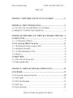 Thiết kế mô hình hệ thống cửa tự động đóng mở sử dụng sensor cảm biến