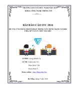 ỨNG DỤNG BOOTSTRAP TRONG XÂY DỰNG MẠNG XÃ HỘI CHIA SẺ VÀ LƯU TRỮ TÀI LIỆU