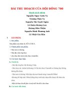 bài thu hoạch nhóm Ngân