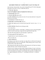 QUI ĐỊNH VỀ BỐ CỤC VÀ HÌNH THỨC LUẬN VĂN THẠC SĨ