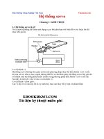 GIÁO TRÌNH hệ thống servo (VINAMAIN)