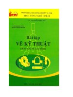Bài tập vẽ kỹ thuật (nguyễn thị mỵ)