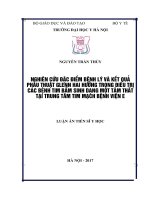 LATS-Nghiên cứu đặc điểm bệnh lý và kết quả phẫu thuật Glenn hai hướng trong điều trị các bệnh tim bẩm sinh dạng một tâm thất tại Trung tâm tim mạch Bệnh viện E (FULL TEXT)