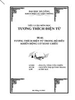 Tương thích điện từ trong bộ điều khiển động cơ xoay chiều