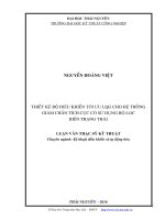 Thiết kế bộ điều khiển tối ưu LQG cho hệ giảm chấn tích cực có sử dụng bộ lọc biến trạng thái 