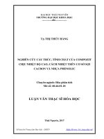 Nghiên cứu cấu trúc, tính chất của compozit chịu nhiệt độ cao, cách nhiệt trên cơ sở sợi cacbon và nhựa phenolic 