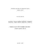 Sáng tạo bất đẳng thức (LV tốt nghiệp)