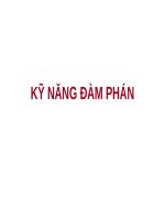 Bài giảng kỹ năng đàm phán