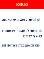Tính độc lập tương đối của ý thức xã hội
