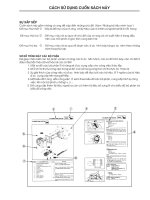 SỔ TAY hướng dẫn sửa chữa xe SIRIUS t105e (yamaha)