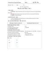 Giáo án rèn học sinh yếu lớp 1 môn tiếng việt 