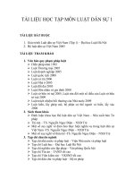 Tài liệu học tập môn luật dân sự 1
