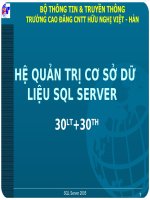 Chương 1 tổng quan về SQL server 2005