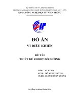 ĐỒ ÁN VI ĐIỆN TỬ THIẾT KẾ ROBOT DÒ ĐƯỜNG